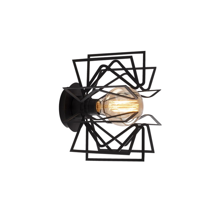 Opviq Nemrut - N-953 Lámpara de pared de metal negro Opviq Nemrut - N-953 Lámpara de pared de metal negro